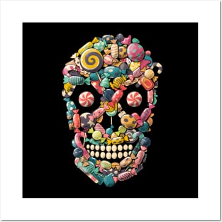 Candy Skull Posters and Art